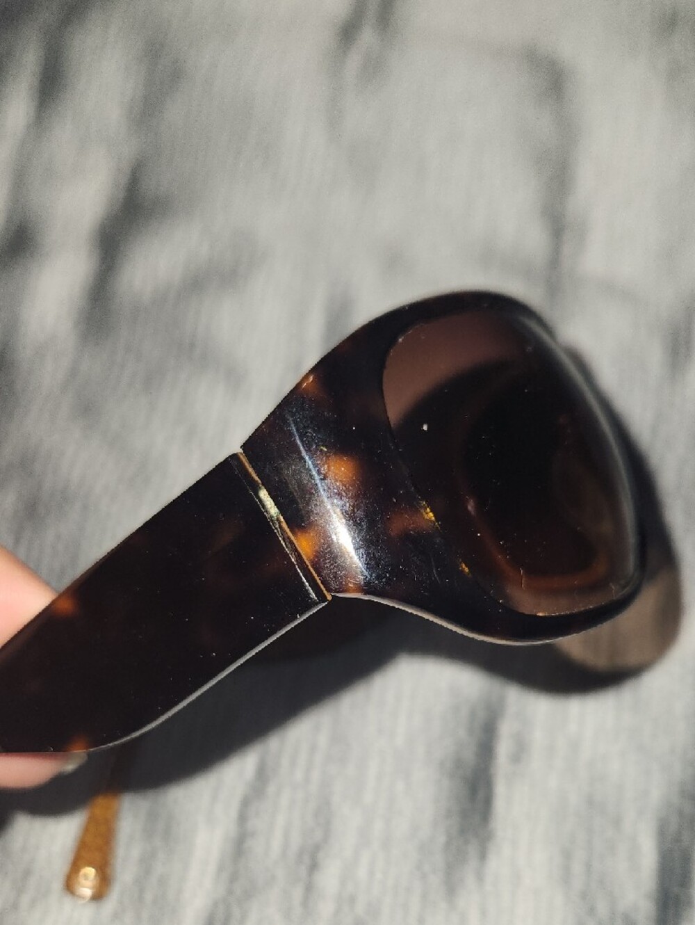 Coach Oversized Brown Gradient Sunglasses with Signature Case - Picture 6 of 7